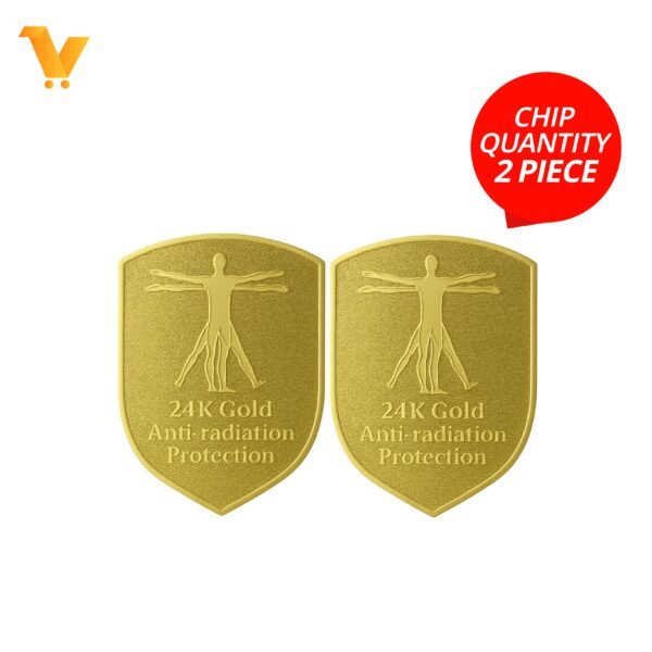 2 Piece EMF Shield, Radiation Protector, Anti Radiation Chip
