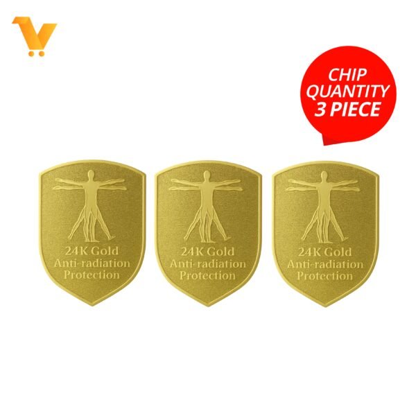 3 Piece EMF Shield, Radiation Protector, Anti Radiation Chip